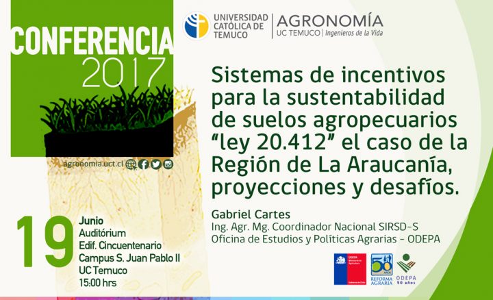 Conferencia Sistemas de incentivos para la sustentabilidad de suelos agropecuarios “ley 20.412”